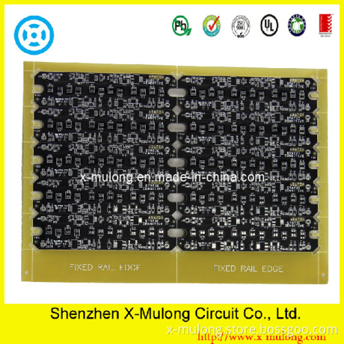 2layer, Double-Sided, Black Soldermask with One Side, Hal Leadfree